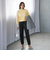 【WEB限定】カラー ハイネックニット≪手洗い可能≫