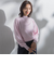 【WEB限定】カラー ハイネックニット≪手洗い可能≫
