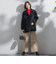 【WEB限定】カラー ハイネックニット≪手洗い可能≫