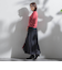 【WEB限定】カラー ハイネックニット≪手洗い可能≫