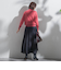 【WEB限定】カラー ハイネックニット≪手洗い可能≫