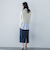 撥水ストレッチコクーンスカート≪洗濯機で洗える≫