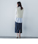 撥水ストレッチコクーンスカート≪洗濯機で洗える≫