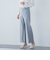 コンフォートストレートワイドパンツ≪洗濯機で洗える/セットアップ対応≫