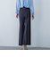 コンフォートストレートワイドパンツ≪洗濯機で洗える/セットアップ対応≫
