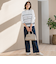 【JAPAN BLUE JEANS】ワイドパンツ≪洗濯機で洗える≫