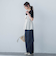 【JAPAN BLUE JEANS】ワイドパンツ≪洗濯機で洗える≫