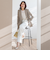 ベルト付きワイドシルエットパンツ≪洗濯機で洗える≫