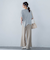 ベルト付きワイドシルエットパンツ≪洗濯機で洗える≫