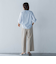 ベルト付きワイドシルエットパンツ≪洗濯機で洗える≫