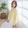 ボリュームスリーブモールニット≪手洗い可能≫