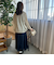 【WEB限定】和紙混ホールガーメントニット≪手洗い可能≫