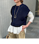 【WEB限定】ざっくりクロップドニットベスト≪手洗い可能≫