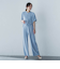 キレイ×リラックス アムンゼンワイドパンツ≪接触冷感/UV/洗濯機で洗える≫