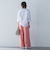 タックワイドパンツ≪セットアップ対応/洗濯機で洗える≫