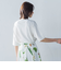 5分袖Tシャツライクニット≪手洗い可能≫
