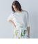 5分袖Tシャツライクニット≪手洗い可能≫