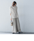 5分袖Tシャツライクニット≪手洗い可能≫