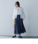 5分袖Tシャツライクニット≪手洗い可能≫