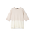 5分袖Tシャツライクニット≪手洗い可能≫