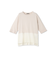 5分袖Tシャツライクニット≪手洗い可能≫