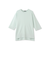 5分袖Tシャツライクニット≪手洗い可能≫