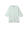 5分袖Tシャツライクニット≪手洗い可能≫