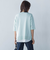 5分袖Tシャツライクニット≪手洗い可能≫
