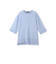 5分袖Tシャツライクニット≪手洗い可能≫