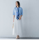 5分袖Tシャツライクニット≪手洗い可能≫