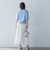 5分袖Tシャツライクニット≪手洗い可能≫