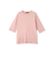5分袖Tシャツライクニット≪手洗い可能≫