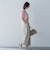 5分袖Tシャツライクニット≪手洗い可能≫