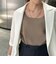 【WEB限定】スクエアネックタンクトップ≪手洗い可能≫