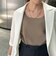 【WEB限定】スクエアネックタンクトップ≪手洗い可能≫
