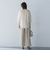 リボン袖楊柳ブラウス≪洗濯機で洗える≫