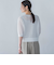 ドライタッチメッシュ5分袖ニット≪手洗い可能≫