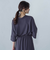 【一部店舗限定販売】キレイ×リラックス スキッパーブラウス≪接触冷感/UV/洗濯機で洗える≫