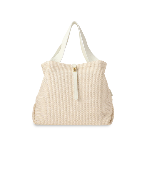 VIOLAd'ORO】ラフィア調2WAYトートバッグ SANDRO / V-8908｜ロート