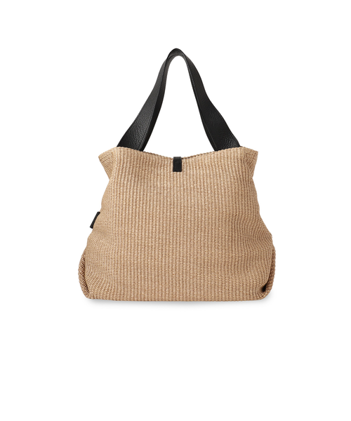 VIOLAd'ORO】ラフィア調2WAYトートバッグ SANDRO / V-8908｜ロート