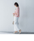 ラメ入りホールガーメントVネックニット≪手洗い可能≫