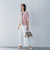 ラメ入りホールガーメントVネックニット≪手洗い可能≫