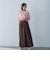 ラメ入りホールガーメントVネックニット≪手洗い可能≫