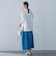 【WEB限定】極上ライトデニムスカート≪洗濯機で洗える≫