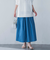 【WEB限定】極上ライトデニムスカート≪洗濯機で洗える≫