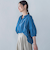 【WEB限定】極上ライトデニムブラウス≪洗濯機で洗える≫