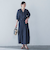 【WEB限定】極上ライトデニムブラウス≪洗濯機で洗える≫