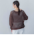 ドライタッチメッシュVネックニット≪手洗い可能≫