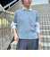【WEB限定】リネンライクシアーニット≪手洗い可能≫