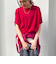 【WEB限定】リネンライクシアーニット≪手洗い可能≫